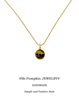 【南瓜先生】美拉德虎眼石项链