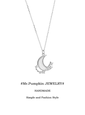 【南瓜先生】星星月亮贝母项链