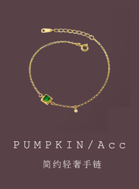 Mr.Pumpkin简约轻奢复古风手链