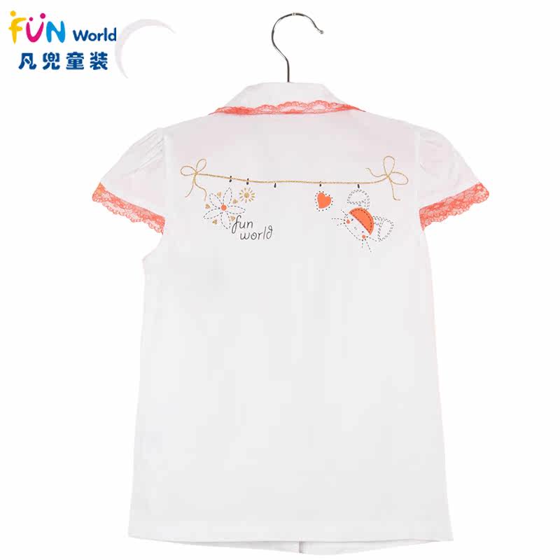 Chemise fille FUN WORLD à manche courte - Ref 2086415 Image 3