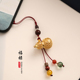 纯铜葫芦手机挂件吊坠个性 可爱小挂件转运保平安古风福字挂饰 女款