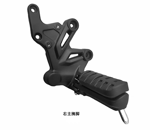 无极500AC 525AC原装左右前脚踏蹬子隆鑫LX500-F左右搁脚踏板支架