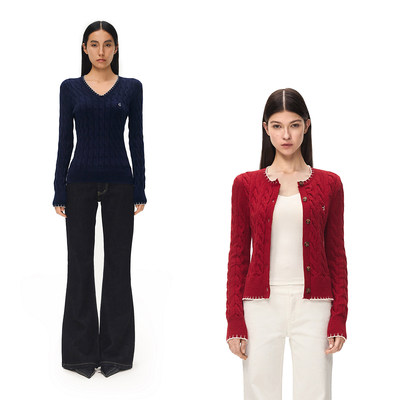 FDR旗舰2026春装新款V领