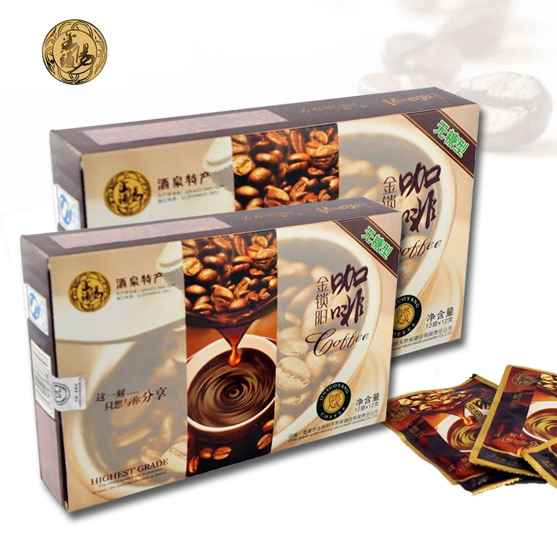 【正品保证】金锁阳无蔗糖咖啡甘速溶咖啡