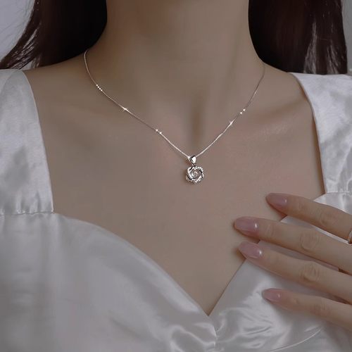 925银项链轻奢高级感送女友礼物