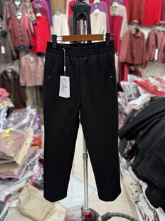 金倩梦8815-1中老年妈妈冬季新款棉裤高腰弹力大码加厚抗寒保暖裤