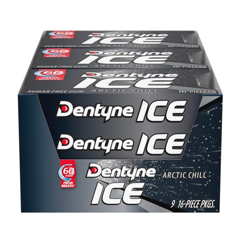dentyne何炅极地木糖醇口香糖