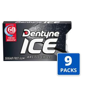 ice木糖醇口香糖极地冰凉薄荷 提神 Dentyne 美国原装 何炅推荐