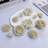 DIY鞋 云朵鲸鱼泡芙光轮洞洞鞋 扣 鞋 花 配饰卡通可爱趣味百搭时尚