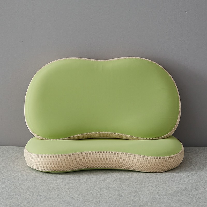 新款生物基棉豆枕头枕芯亲肤柔弹工学贴合轻松解压软而不塌好舒适