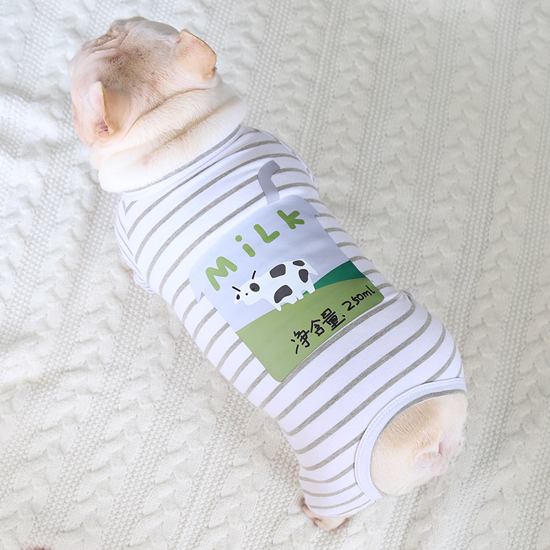 恶霸法斗四脚睡衣狗狗衣服