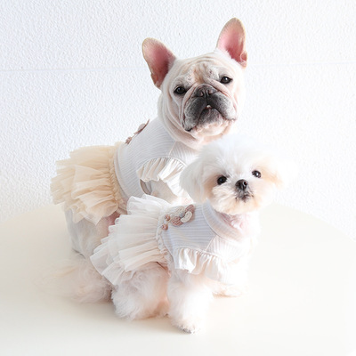 Petstyle猫狗甜美婚纱裙礼服