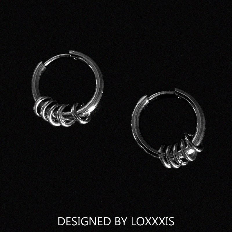 loxxxis基础款耳环加五个小圈圈