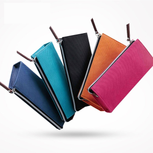 【清仓特惠】日本藤井Raymay大容量笔袋PU皮革文具袋收纳包化妆包