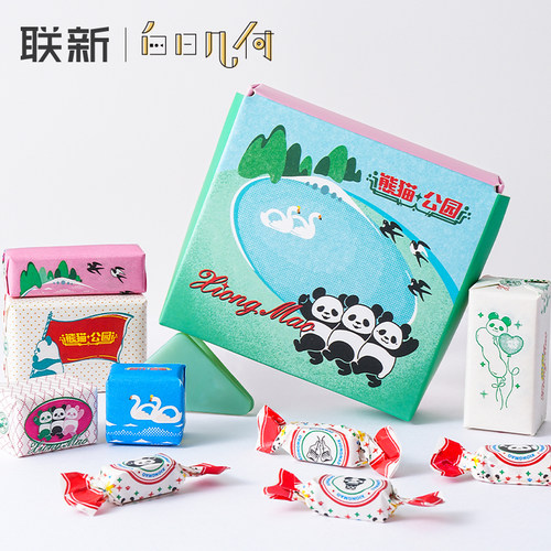 白日几何×桃摩制造熊猫公园印章