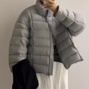 排骨羽绒服女2025冬季新款韩系短款宽松时尚洋气休闲简约泡芙外套