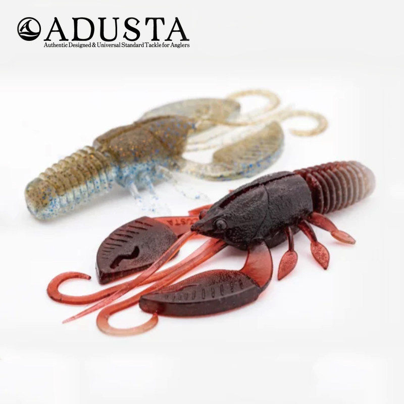 日本ADUSTA路亚2.5寸小龙虾高比重沉水假饵鲈鱼超诱软虫饵3.8寸饵,户外/登山/野营/旅行用品,路亚饵,淘宝优惠券,粉丝福利购,淘宝优惠卷