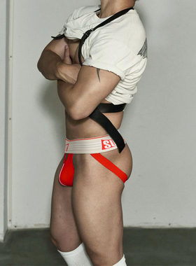 【不乖·今晚】第2条5折 男士性感双丁内裤情调高级丁字裤纯欲