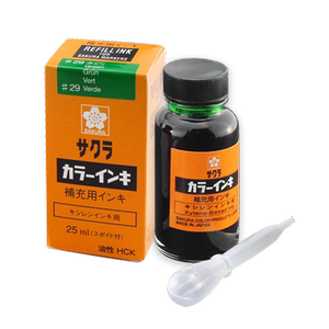 日本原装进口SAKURA樱花HCK记号笔填充墨水 记号笔墨水补充液