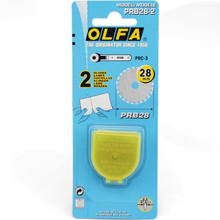 日本原装进口爱利华OLFA PRB28-2虚线滚刀片28MM适用PRC-3虚线刀CMP-3圆规刀