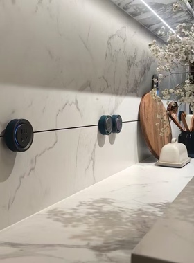 现货速发T25线性轨道插座XPOWER岛台橱柜电源隐藏纯平嵌入式排插