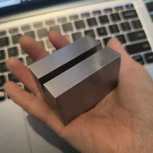 悦然不锈钢斜槽名片座