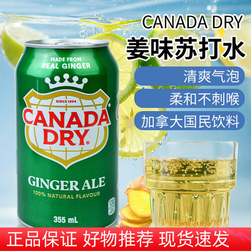 Canadadry加拿大干姜味碳酸饮料