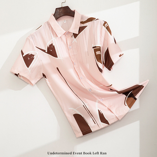 花衬衫男女款夏季薄款短袖衬衫夏威夷沙滩衬衣未定事件簿COS左然