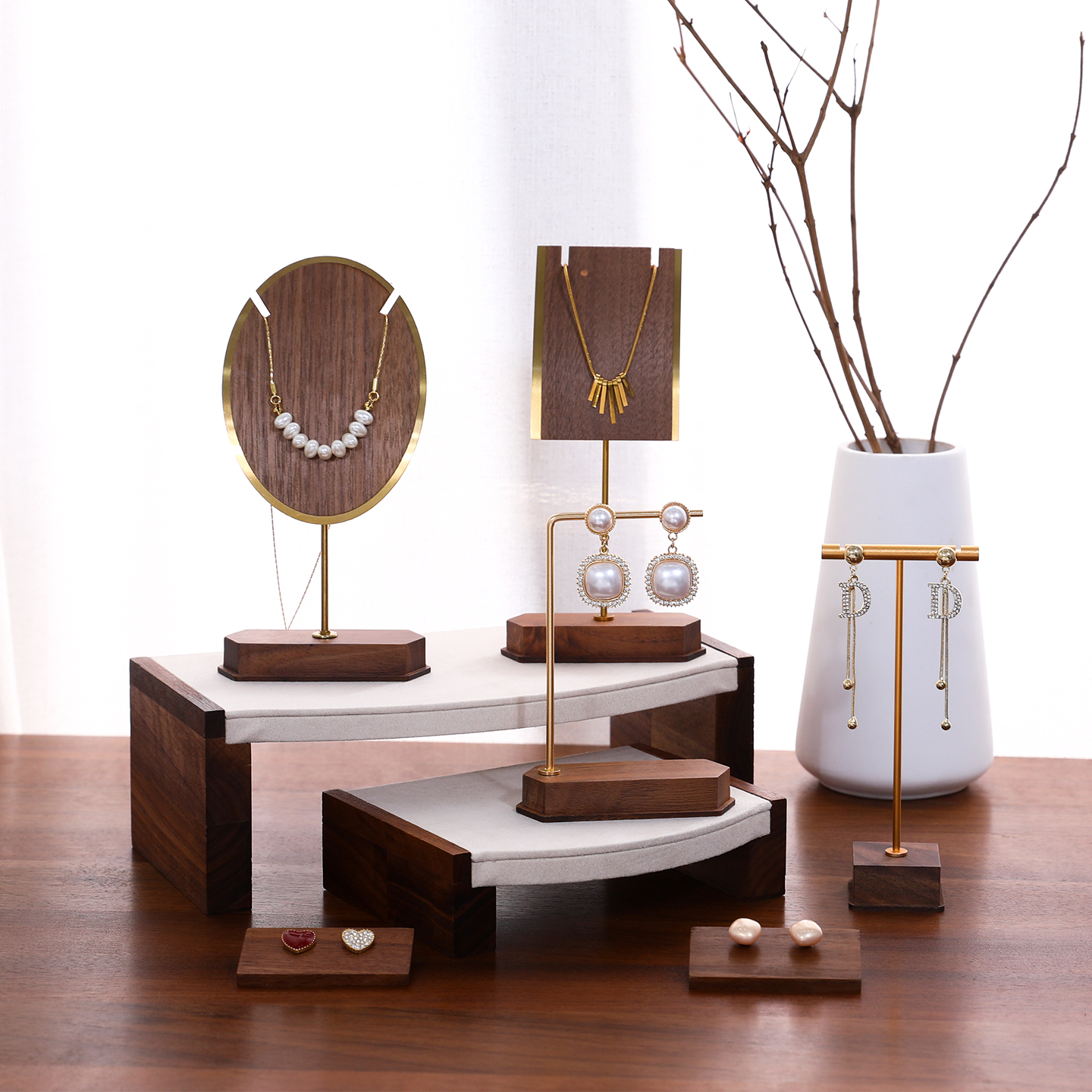 立式耳环耳钉展示架首饰收纳架