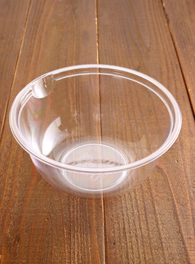 日本进口加厚洗菜盆PC透明分料小碗15/17/19cm可微波 耐热140度