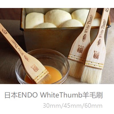日本远藤孝whitethumb羊毛刷