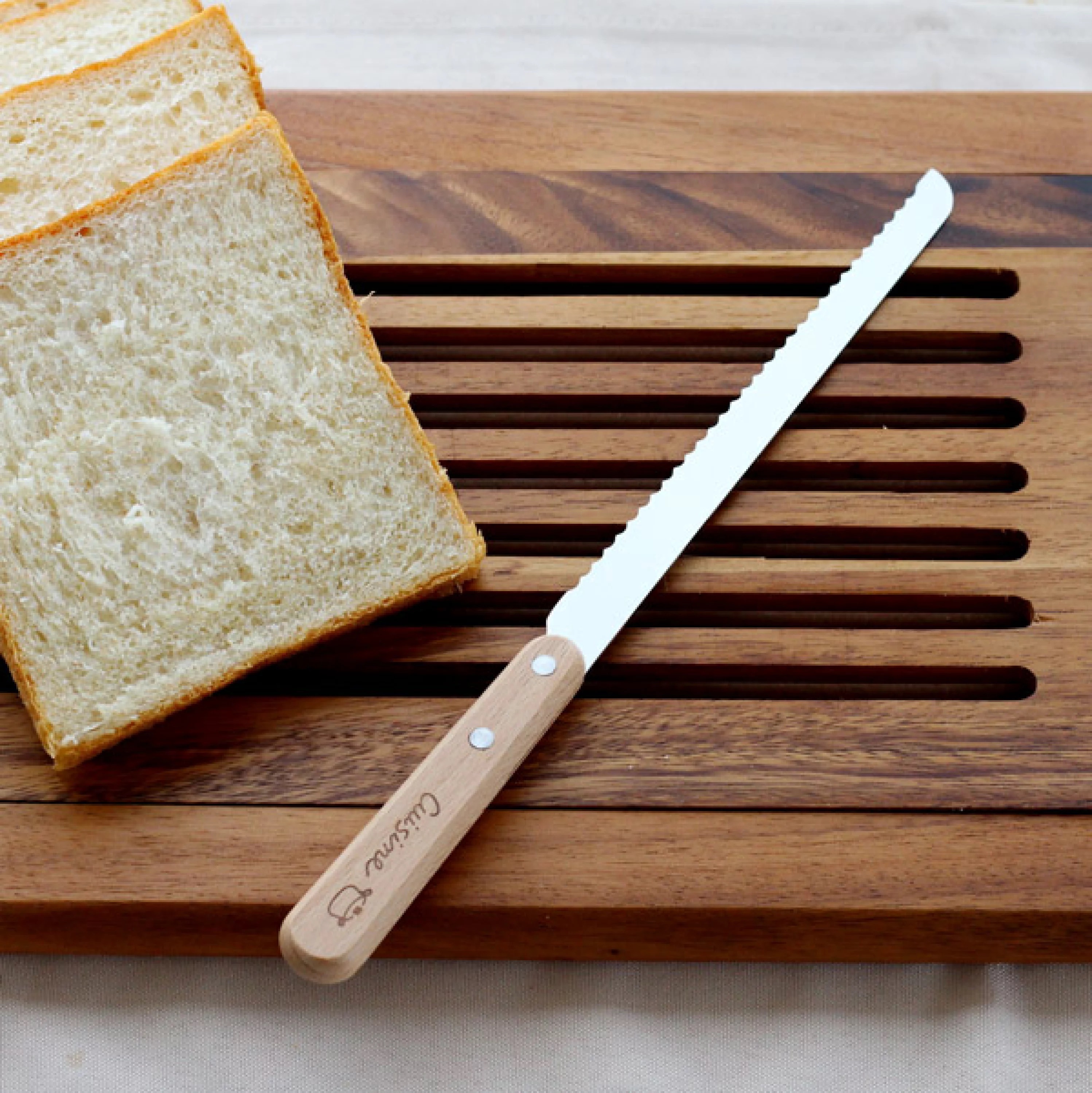 日本进口 Cuisine面包锯齿刀 175mm 家用烘焙工具 QC