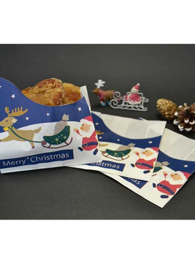 耐油袋ミニ　クリスマス（1セット100枚入り 15152