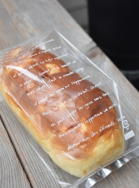 日本制PP小面包迷你磅蛋糕热狗长条食品包装袋80×280mm 11276