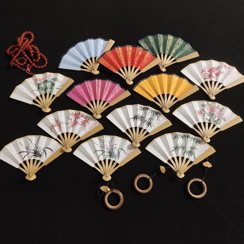 祥宝斋玉竹迷你袖珍扇子个性定制