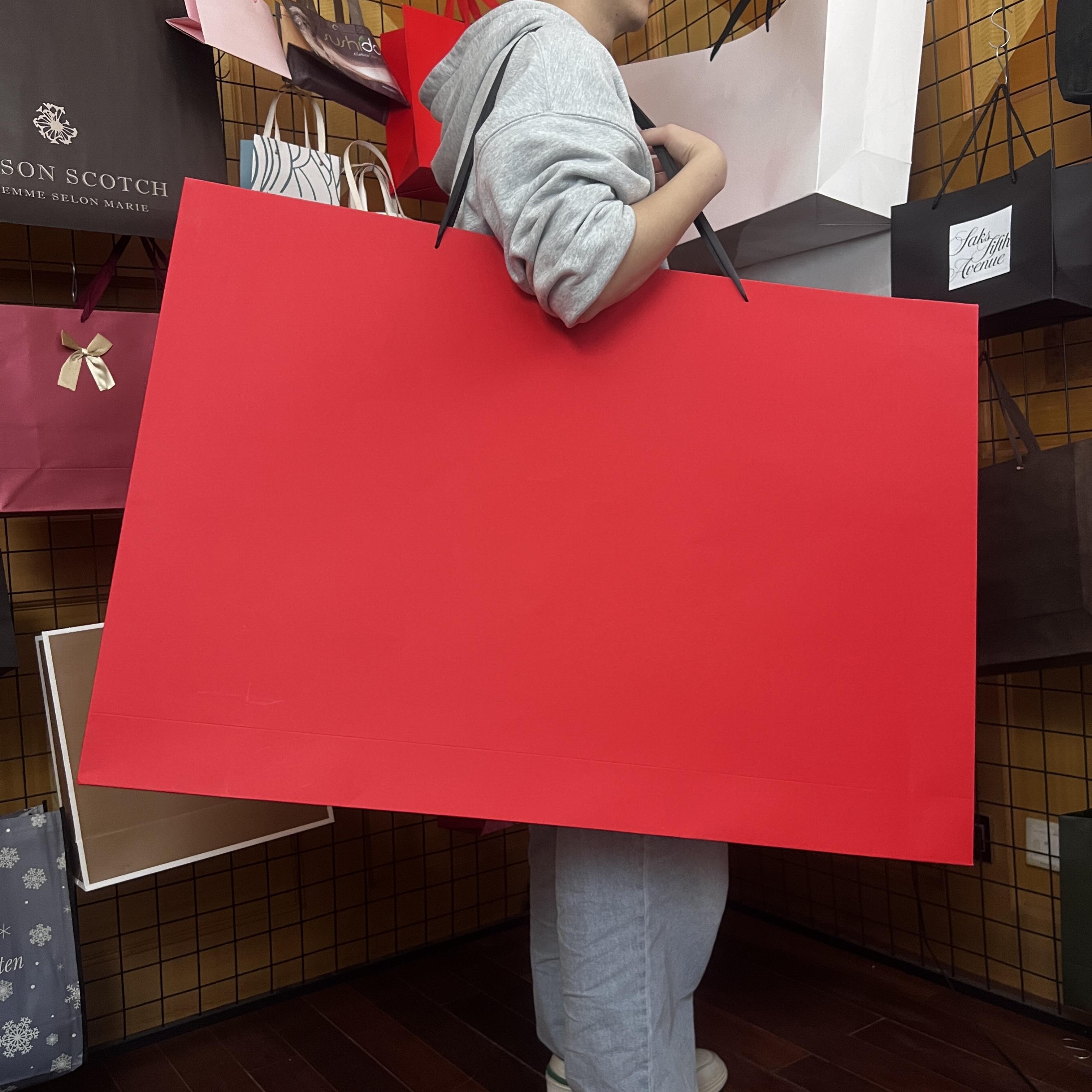 画框手提袋加大号特大礼品袋广告拍摄包装礼品袋高档多种尺寸颜色