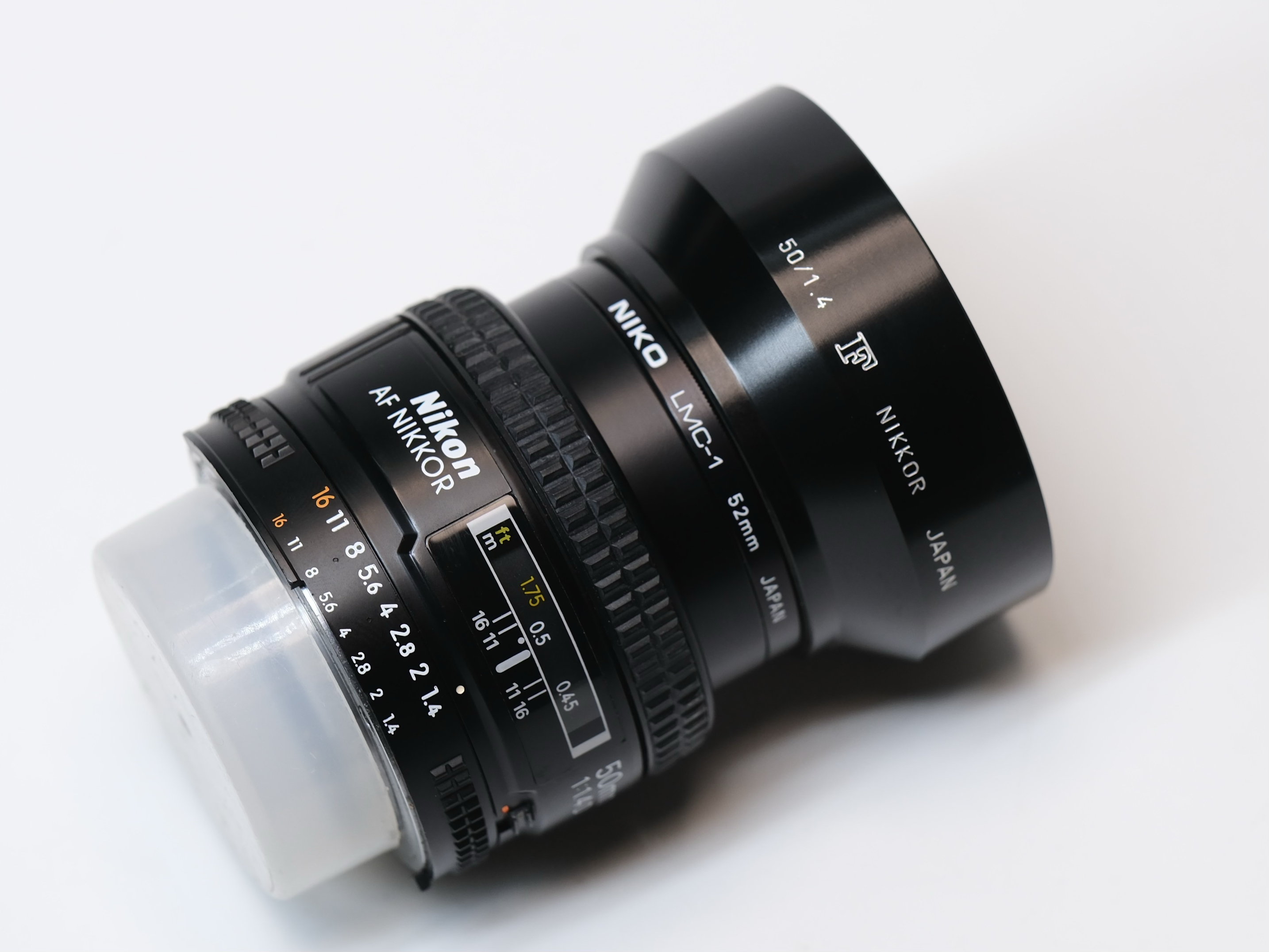 全新国产尼康AUTO AI AIS AF 50/1.4 50/1.8/2用金属遮光罩52mm