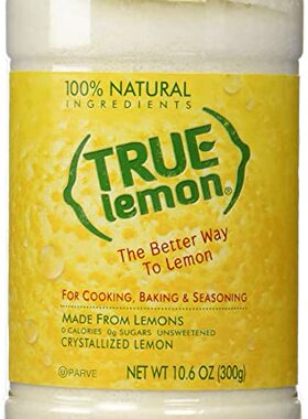TRUE CITRUS Lemon Large Shaker, 10.6 Ounce