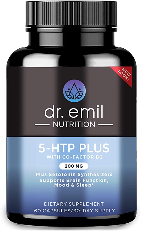 200 MG 5-HTP Plus Serotonin Synthesizers and Cofactor B6 for