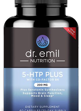 200 MG 5-HTP Plus Serotonin Synthesizers and Cofactor B6 for