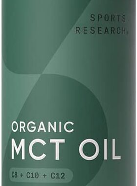 美国代购Sports Research Keto MCT Oil from Organic Coconuts -