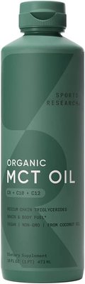 美国代购Sports Research Keto MCT Oil from Organic Coconuts -