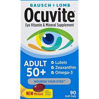 Bausch + Lomb Ocuvite Adult 50+ Vitamin & Mineral Supplement