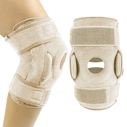 Vive Hinged Knee Brace - Open Patella Support Wrap for Women