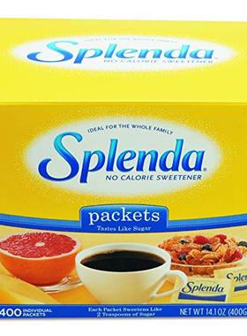 Splenda 200411 No Calorie Sweetener Packets (Box of 400)  Ea