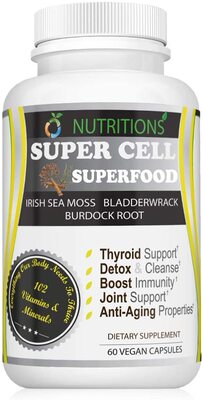Sea Moss Blend Made with Irish Sea Moss, Bladderwrack and Bu