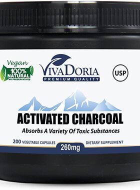 Viva Doria Virgin Activated Charcoal Powder - Food Grade