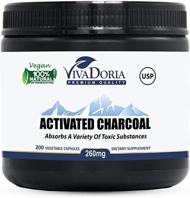 Viva Doria Virgin Activated Charcoal Powder - Food Grade
