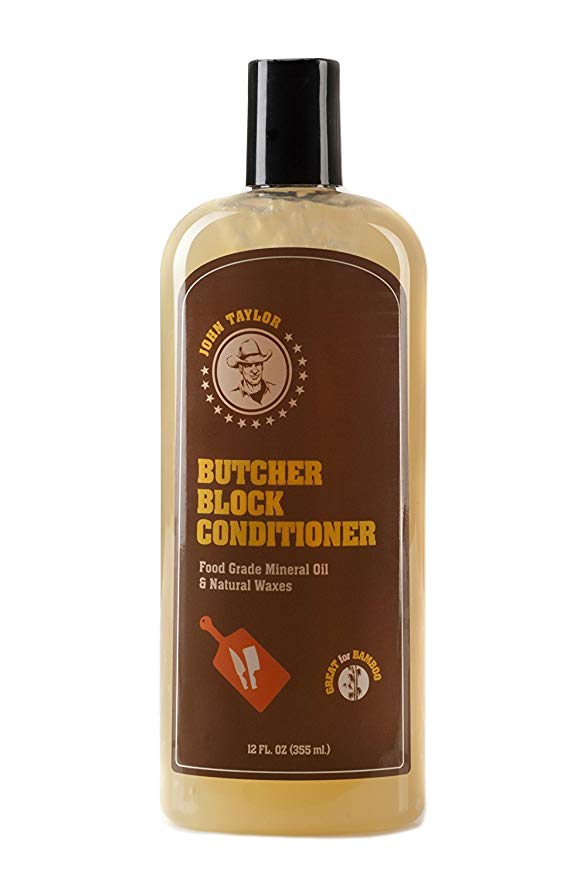 John Taylor Butcher Block Conditioner Food Grade Mineral Oil