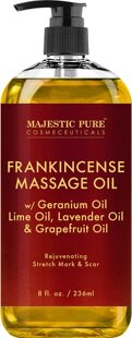 美国代购Stretch Mark and Scar Frankincense Massage Oil by Ma
